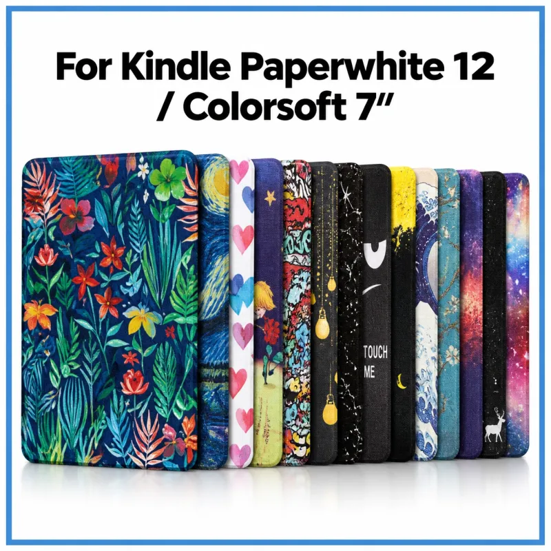 Чохол-книжка з візерунками для Kindle Paperwhite 12 / Colorsoft