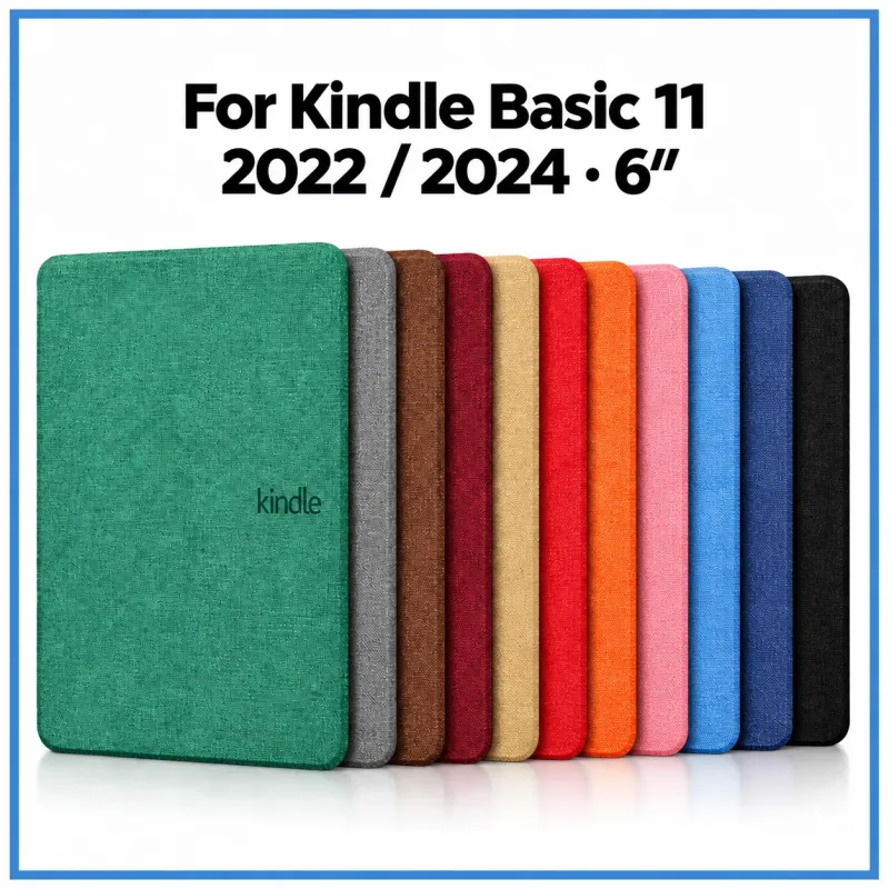 Магнітний тканинний чохол для Kindle Basic 11 (2022/2024) 6″