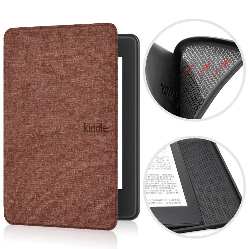 Силіконовий чохол TPU для Kindle Paperwhite 12 (2024) 7″ — Кавовий