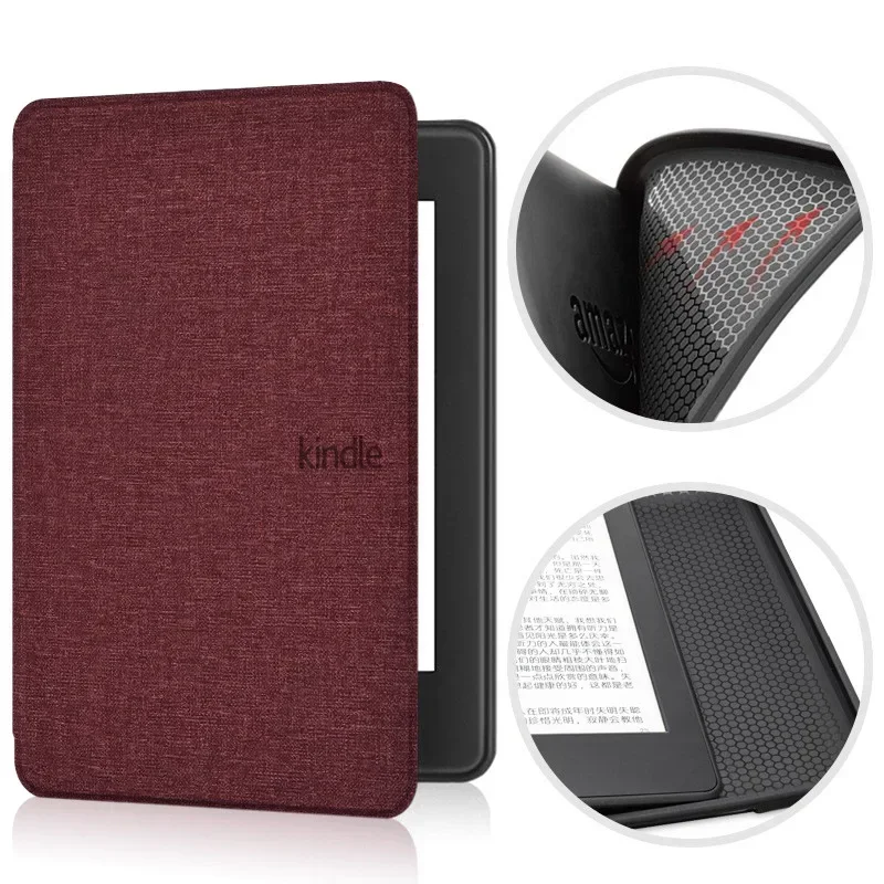 Силіконовий чохол TPU для Kindle Paperwhite 12 (2024) 7″ — Бордовий