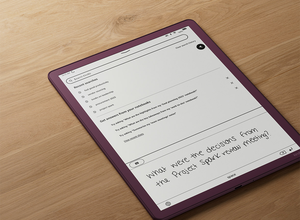 Рукописне розпізнавання тексту на Kindle Scribe